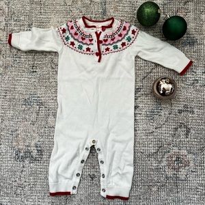 Cat & Jack  baby one piece | Fair Isle knit | 3-6 months